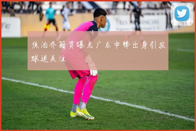 焦泊乔籍贯曝光广东中锋出身引发球迷关注