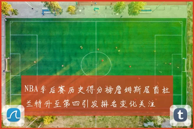 NBA季后赛历史得分榜詹姆斯居首杜兰特升至第四引发排名变化关注
